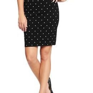 Black Polk dot skirt